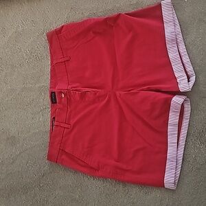 Red relaxed chino shorts from talbots